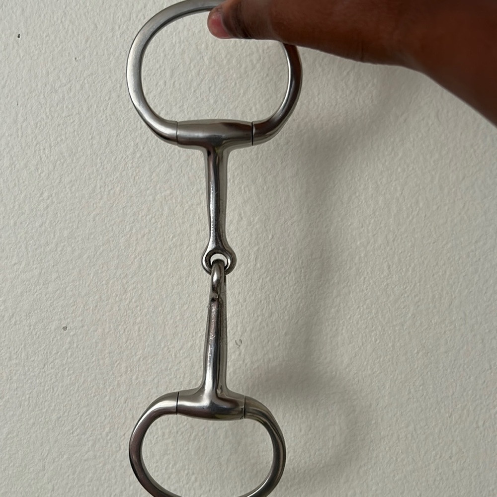 Very nice silver horse bit